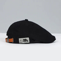Charly | Men's Adjustable Flat Cap with Leather Strap