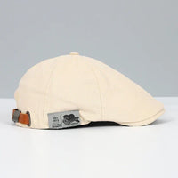 Charly | Men's Adjustable Flat Cap with Leather Strap