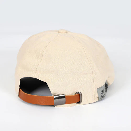Sisica | Men's Adjustable Flat Cap with Leather Strap