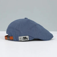 Charly | Men's Adjustable Flat Cap with Leather Strap
