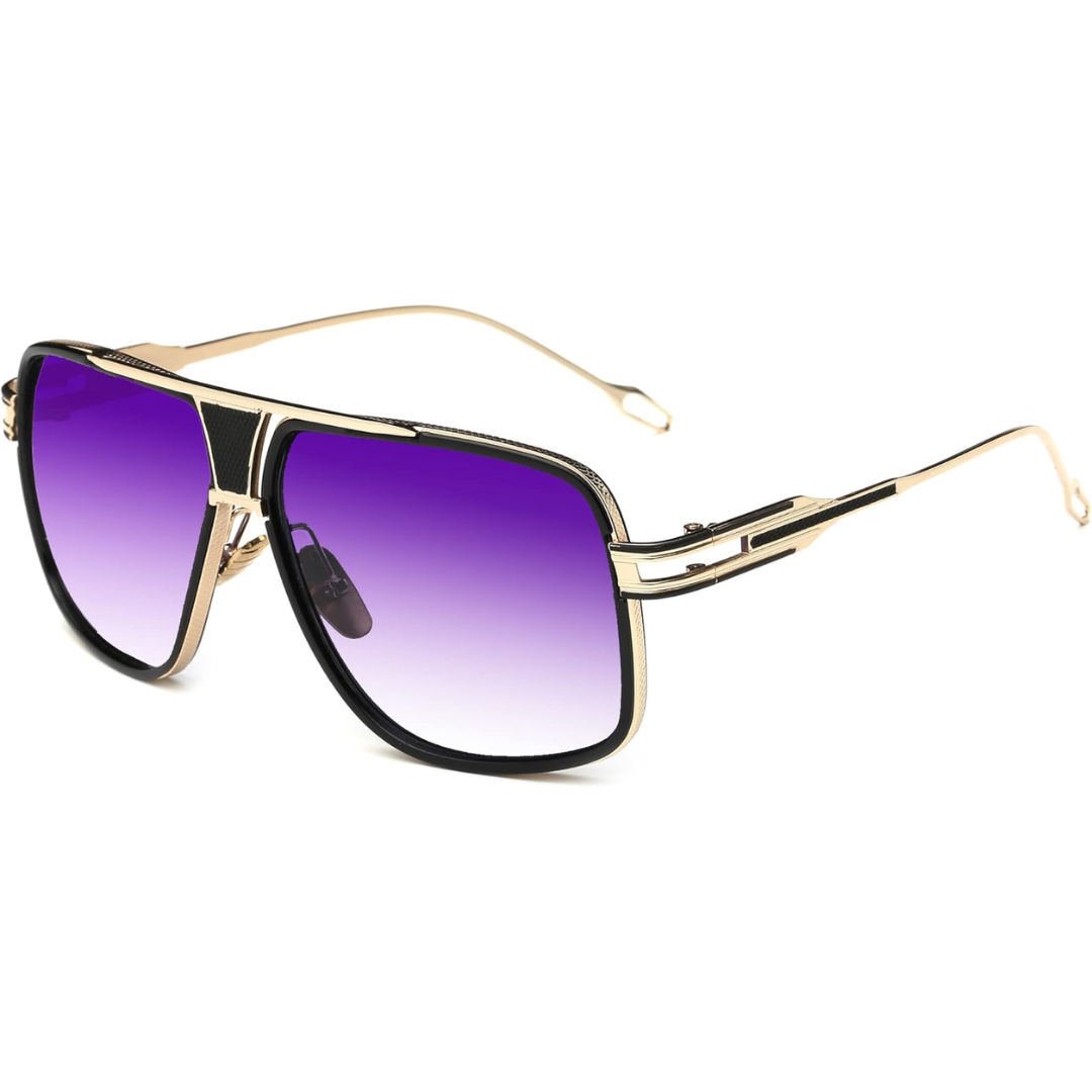 Charly | Men’s Aviator Sunglasses with Alloy Frame and UV Protection