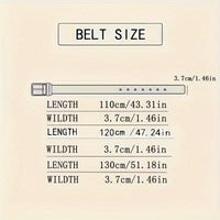 Sisica Men's Leather Belt with Auto Buckle