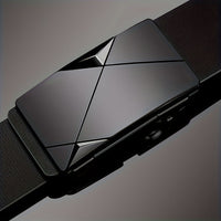 Sisica Men's Leather Belt with Auto Buckle