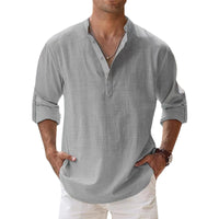 Charly | Men's Henley Button Down Shirt