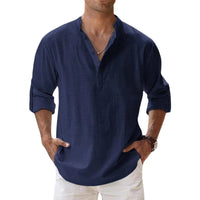 Charly | Men's Henley Button Down Shirt