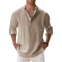 Charly | Men's Henley Button Down Shirt