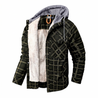 Charly | Men's Plaid Flannel Shirt Jacket with Hood