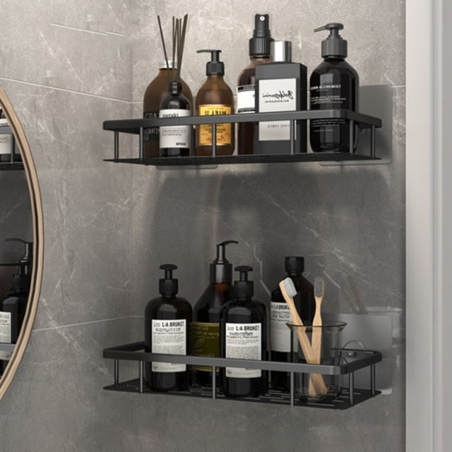 Sisica | Metal Suction Cup Bathroom Shelves