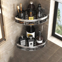 Charly | Metal Suction Cup Bathroom Shelves
