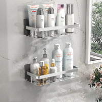 Charly | Metal Suction Cup Bathroom Shelves