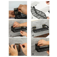 Sisica | Metal Suction Cup Bathroom Shelves