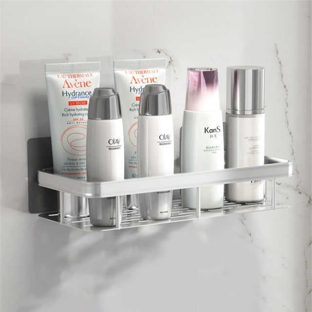Charly | Metal Suction Cup Bathroom Shelves