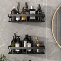 Charly | Metal Suction Cup Bathroom Shelves