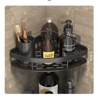 Sisica | Metal Suction Cup Bathroom Shelves