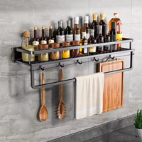 Sisica Kitchen Organizer Shelf - Wall Mount