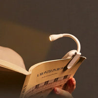 Sisica | Mini Book Light - Portable Clip Light with USB Charging, Dimmable LED for Bedroom, Eye Protection, and Camping - 360° Rotating Clip Book Lamp