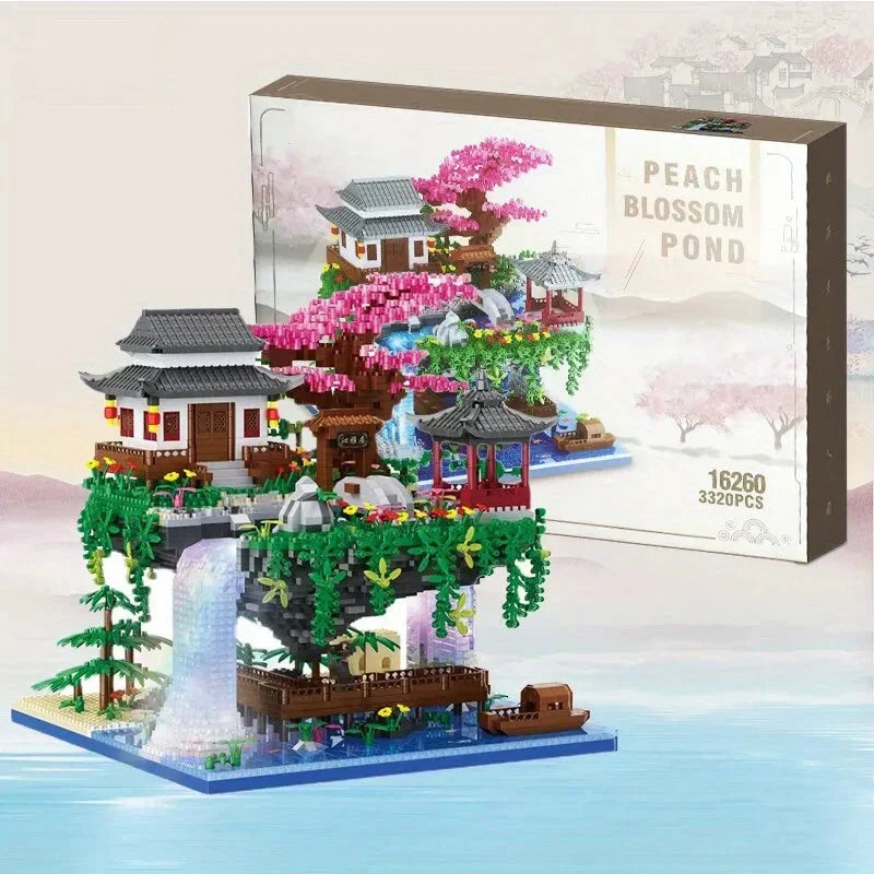 Charly | Mini Building Set 3320 Pieces with Waterfall Light