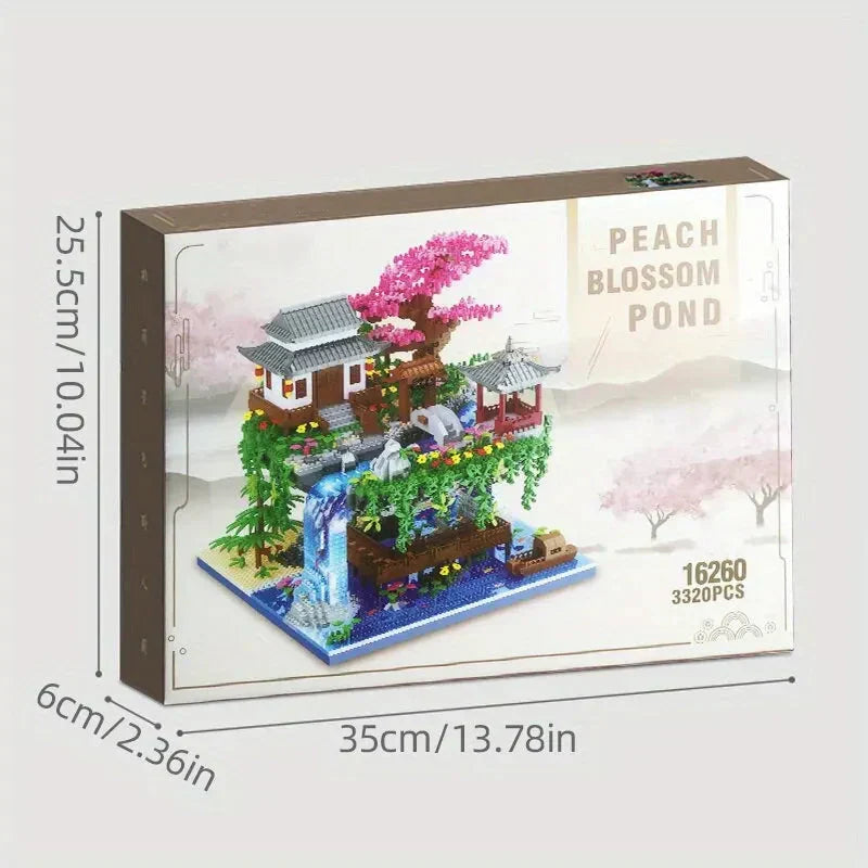 Sisica | Mini Building Set 3320 Pieces with Waterfall Light