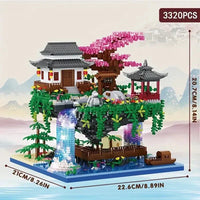 Sisica | Mini Building Set 3320 Pieces with Waterfall Light