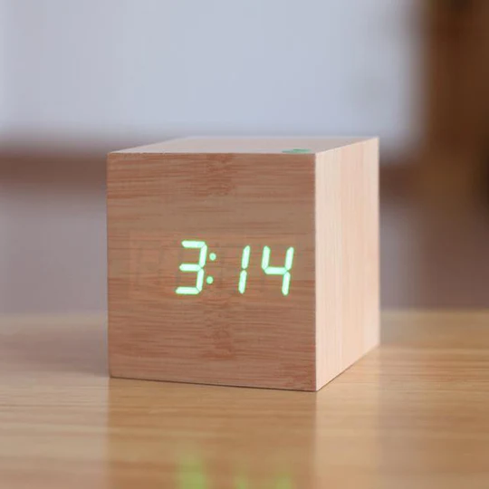 Charly | Modern Digital Wood Clock