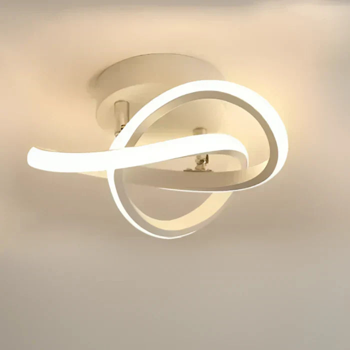 Charly | Modern LED Ceiling Lamp - Double Ring Design