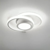 Charly | Modern LED Ceiling Lamp - Double Ring Design