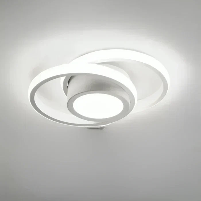 Charly | Modern LED Ceiling Lamp - Double Ring Design