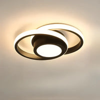 Charly | Modern LED Ceiling Lamp - Double Ring Design