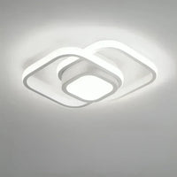 Charly | Modern LED Ceiling Lamp - Double Ring Design