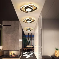 Sisica | Modern LED Ceiling Lamp - Double Ring Design
