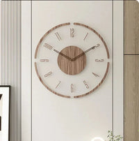Charly | Modern Wall Clock in Wood – Minimalist and Elegant Design for the Living Room
