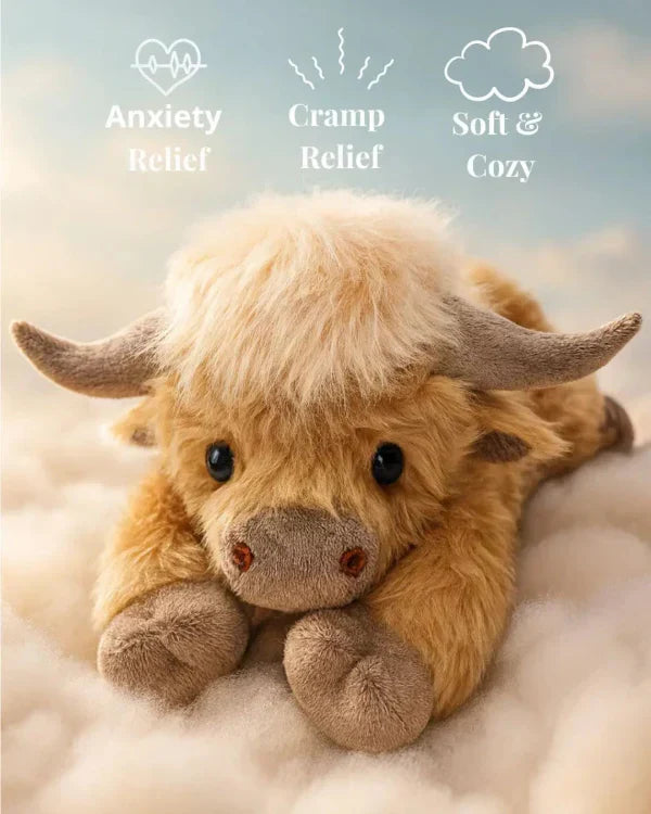 Sisica | MOOLETTE – Lovable Highland Cow Plush with Cozy, Huggable Design