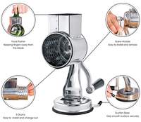 Sisica | Multi-Functional Kitchen Rotary Food Grater Slicer