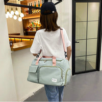Sisica | Multi-pocket travel bag, sports and gym bag with separate shoe compartment