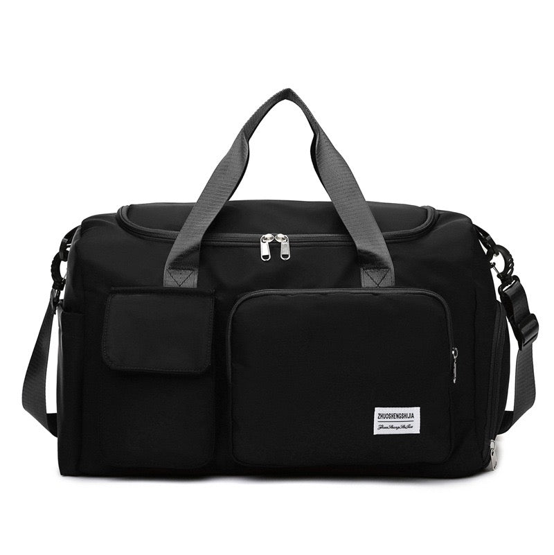 Charly | Multi-pocket travel bag, sports and gym bag with separate shoe compartment