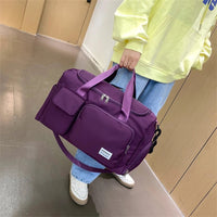 Sisica | Multi-pocket travel bag, sports and gym bag with separate shoe compartment