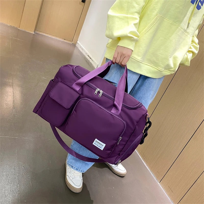 Sisica | Multi-pocket travel bag, sports and gym bag with separate shoe compartment