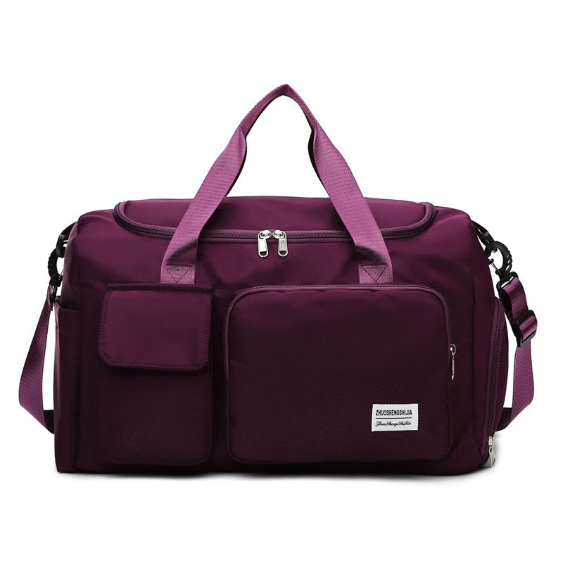 Charly | Multi-pocket travel bag, sports and gym bag with separate shoe compartment