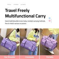 Sisica | Multi-pocket travel bag, sports and gym bag with separate shoe compartment