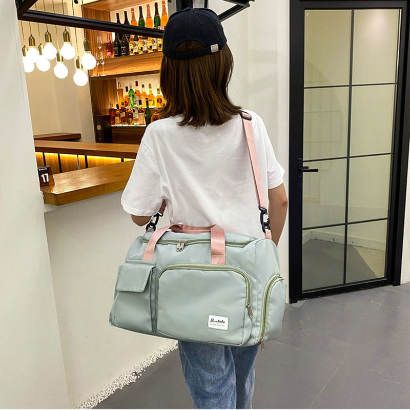 Sisica | Multi-Pocket Travel Bag, Sports and Gym Duffle with Separate Shoe Compartment