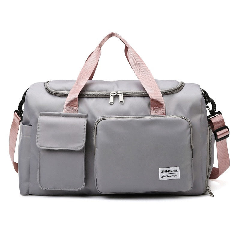 Charly | Multi-Pocket Travel Bag, Sports and Gym Duffle with Separate Shoe Compartment