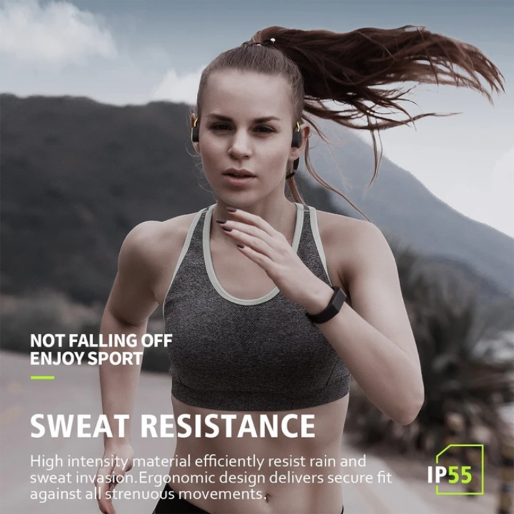 Sisica | New Waterproof Bone Conduction Headphones Stereo Bluetooth