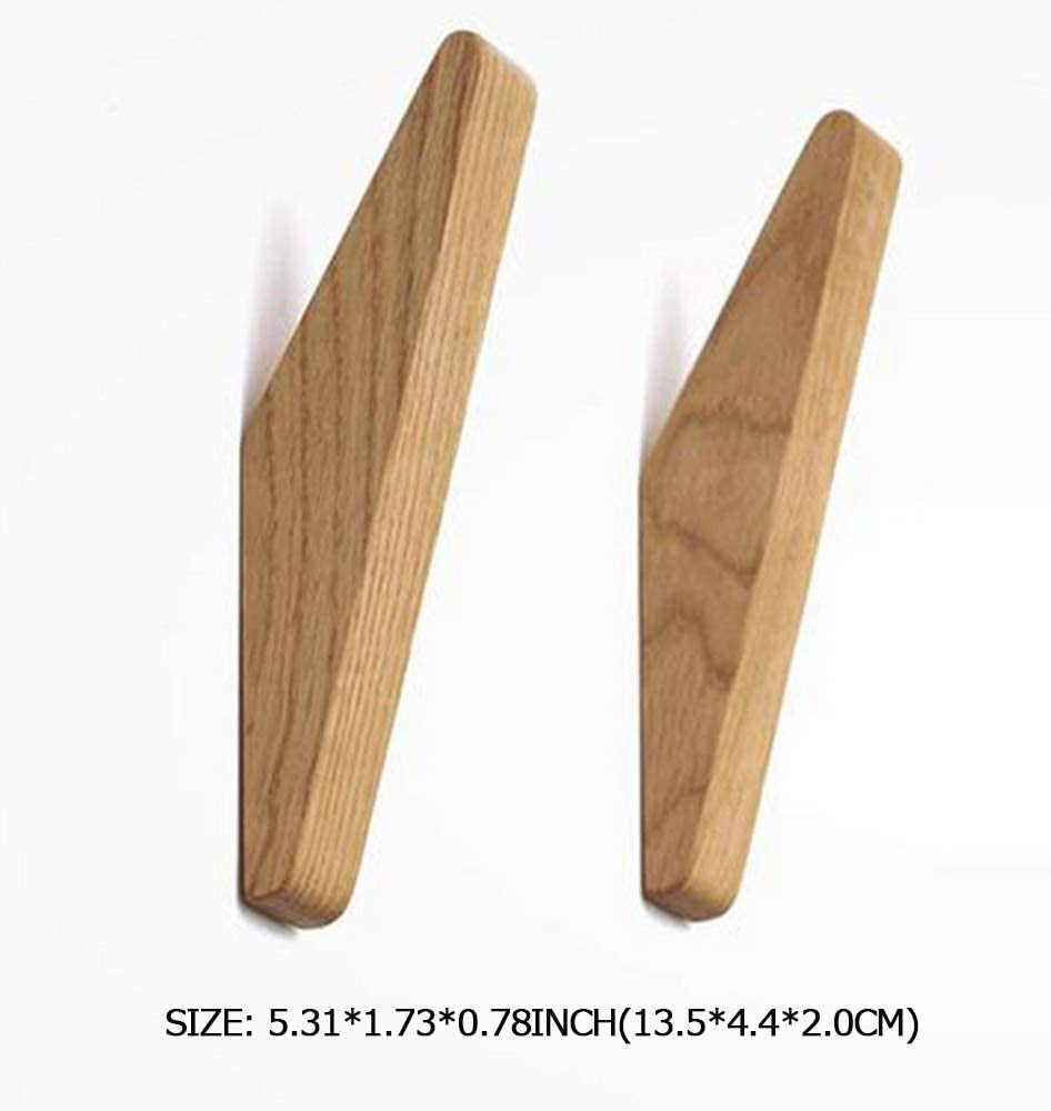 Sisica | Nordhaak Wall Hooks Set – 6 Minimalist Clothes Hooks Made of Solid Wood
