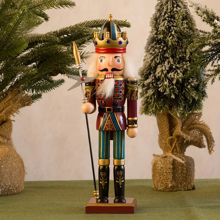 Charly | NutcrackerJoy - Wooden Nutcracker Soldier Figure for Timeless Christmas Charm