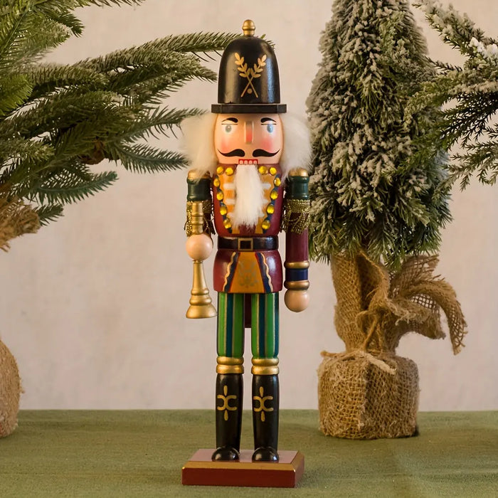 Charly | NutcrackerJoy - Wooden Nutcracker Soldier Figure for Timeless Christmas Charm