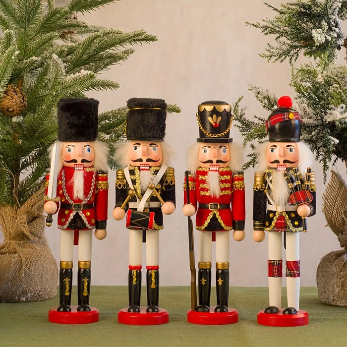 Sisica | NutcrackerJoy - Wooden Nutcracker Soldier Figure for Timeless Christmas Charm