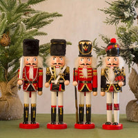 Sisica | NutcrackerJoy - Wooden Nutcracker Soldier Figure for Timeless Christmas Charm