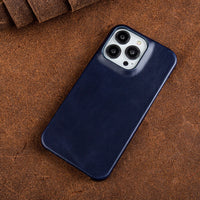 Charly | Oil Wax Genuine Leather Apple iPhone Case