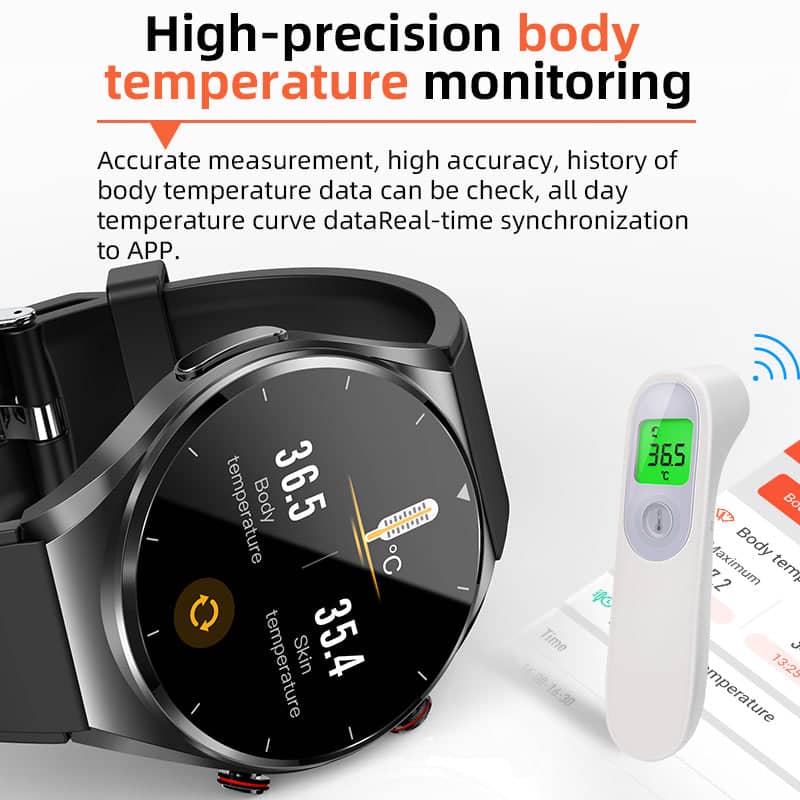 Sisica Health Watch: ECG, Blood Sugar, BP & Heart Monitor