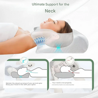 Sisica | Ergonomic Neck Pillow | Memory Foam Support for Back